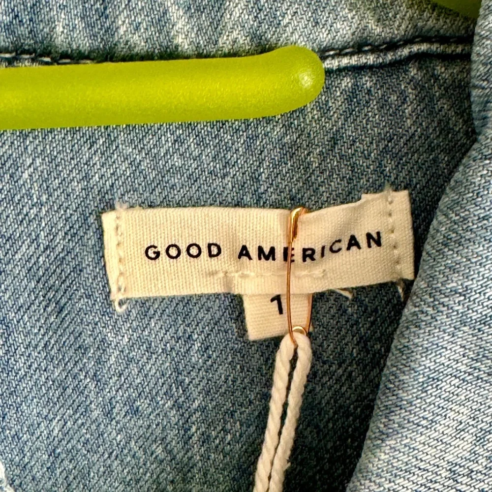 NWT! Good American denim Weightless Romper! Size 1